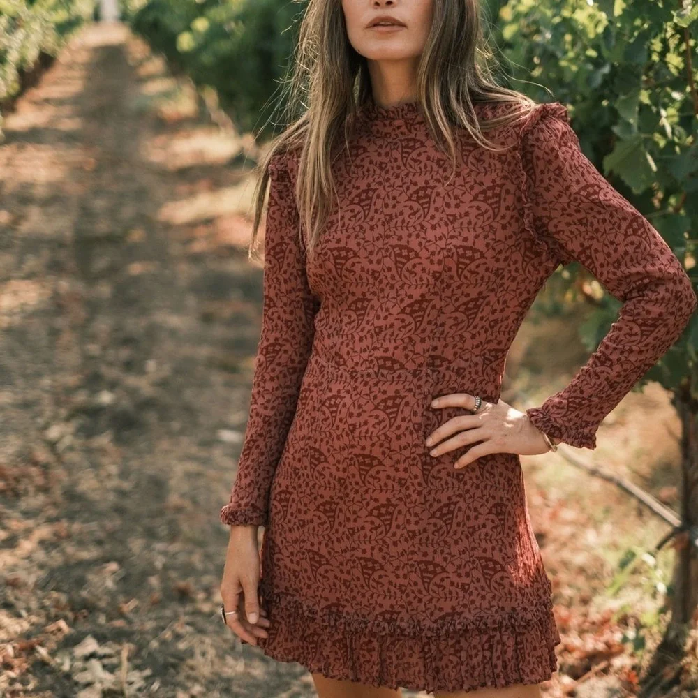 Mini Red Dress - Picture 3 of 14